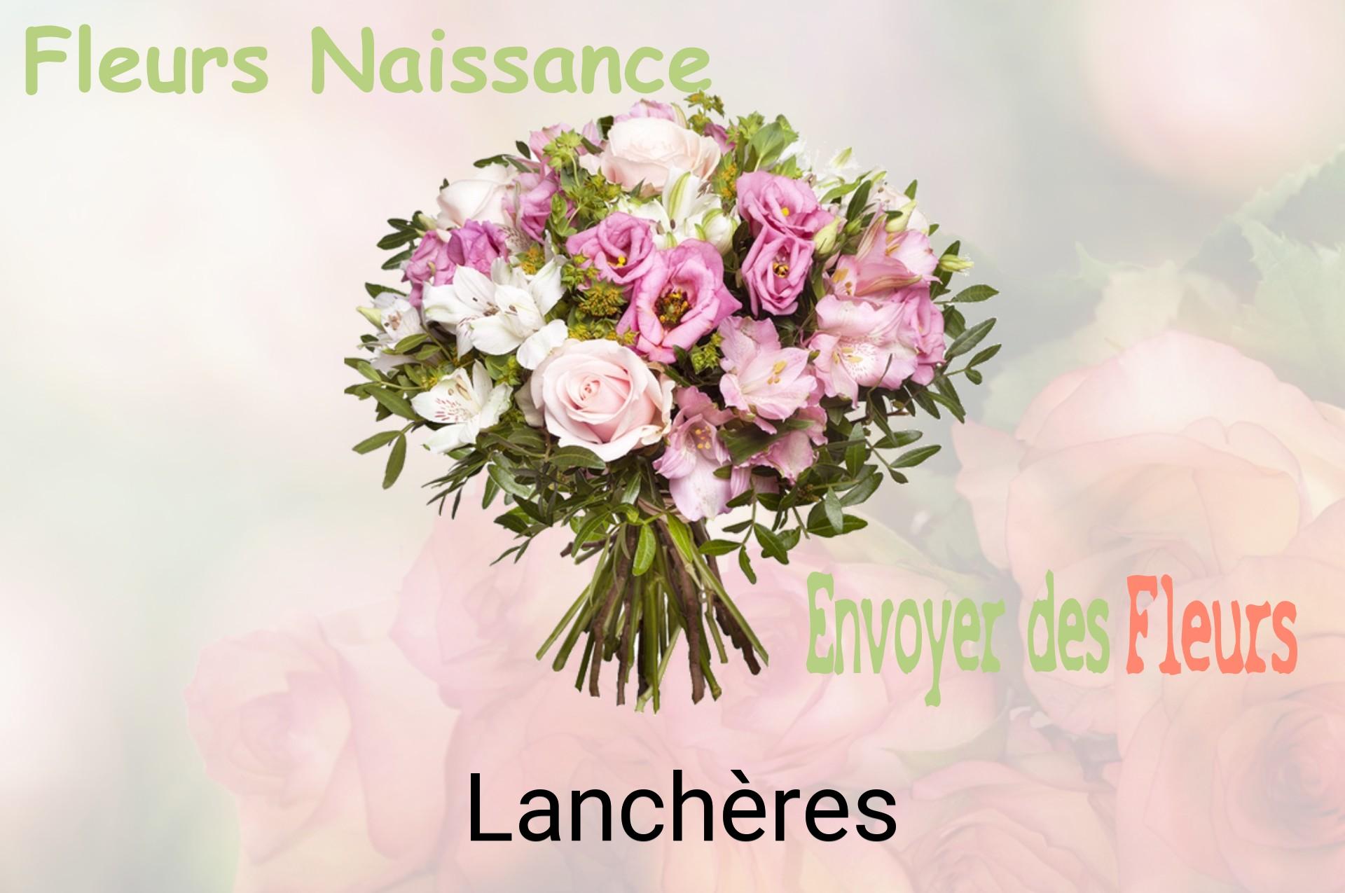 Bouquet de fleurs de naissance livré à Lanchères